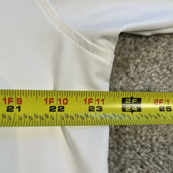 Peter Millar Polo Shirt Men's Small White Summer Comfort Golf Performance‎ Logo - Picture 7 of 8